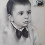 портрет на момче -графика-Ангелина Недин