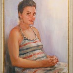 Портрет на Жена ,Живопис,Масло,Ангелина Недин 2013