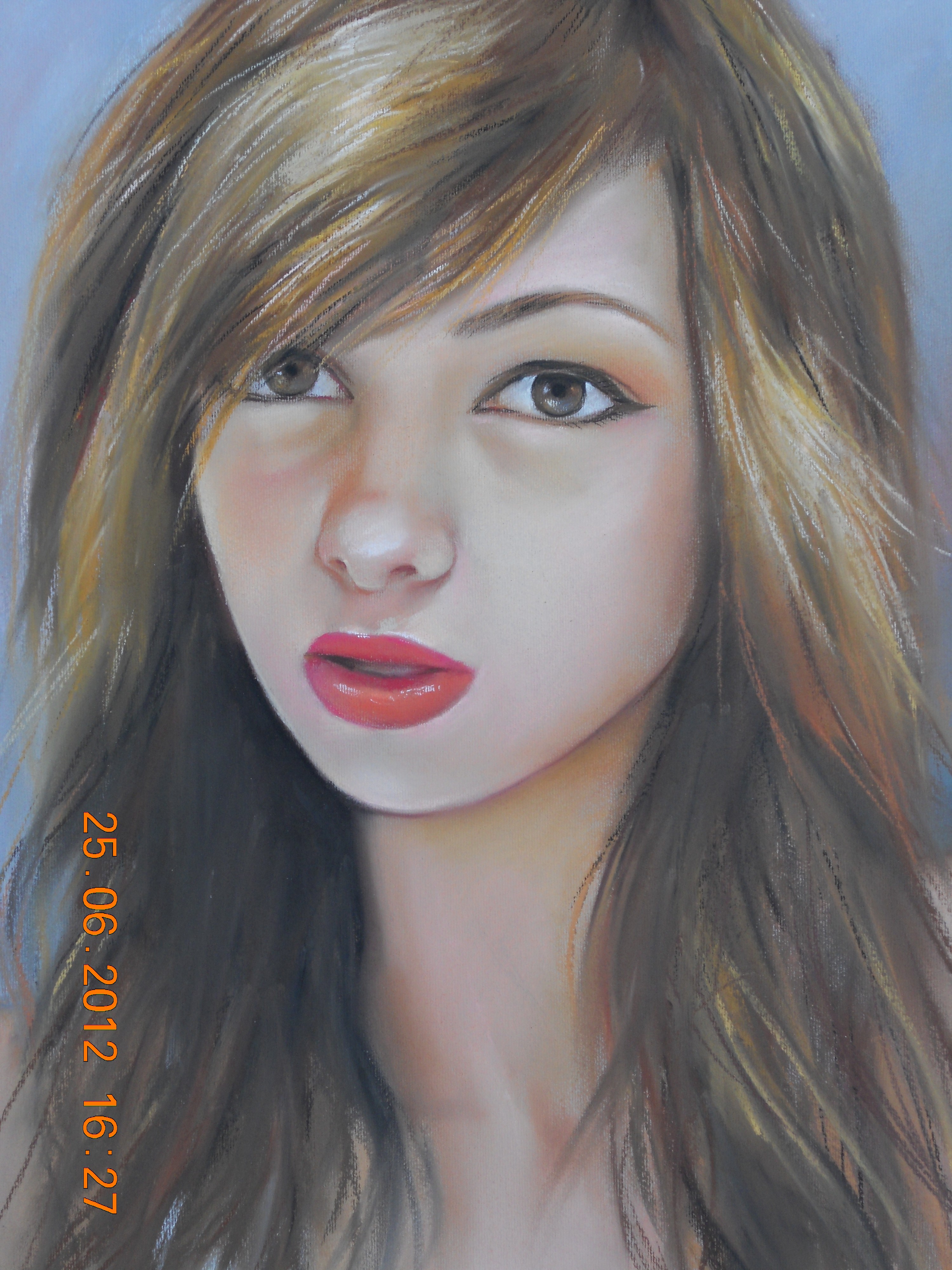 Портрет на Момиче рисуван от Снимка